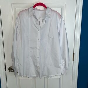BENINOS button-down white shirt extra large